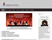 Tablet Screenshot of bandsinrlp.de